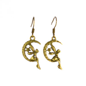 bronze fairy earrings