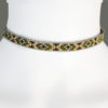 green and brown wrap choker