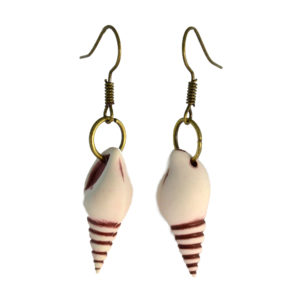beach boho sea shell earrings