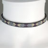 beaded purple choker