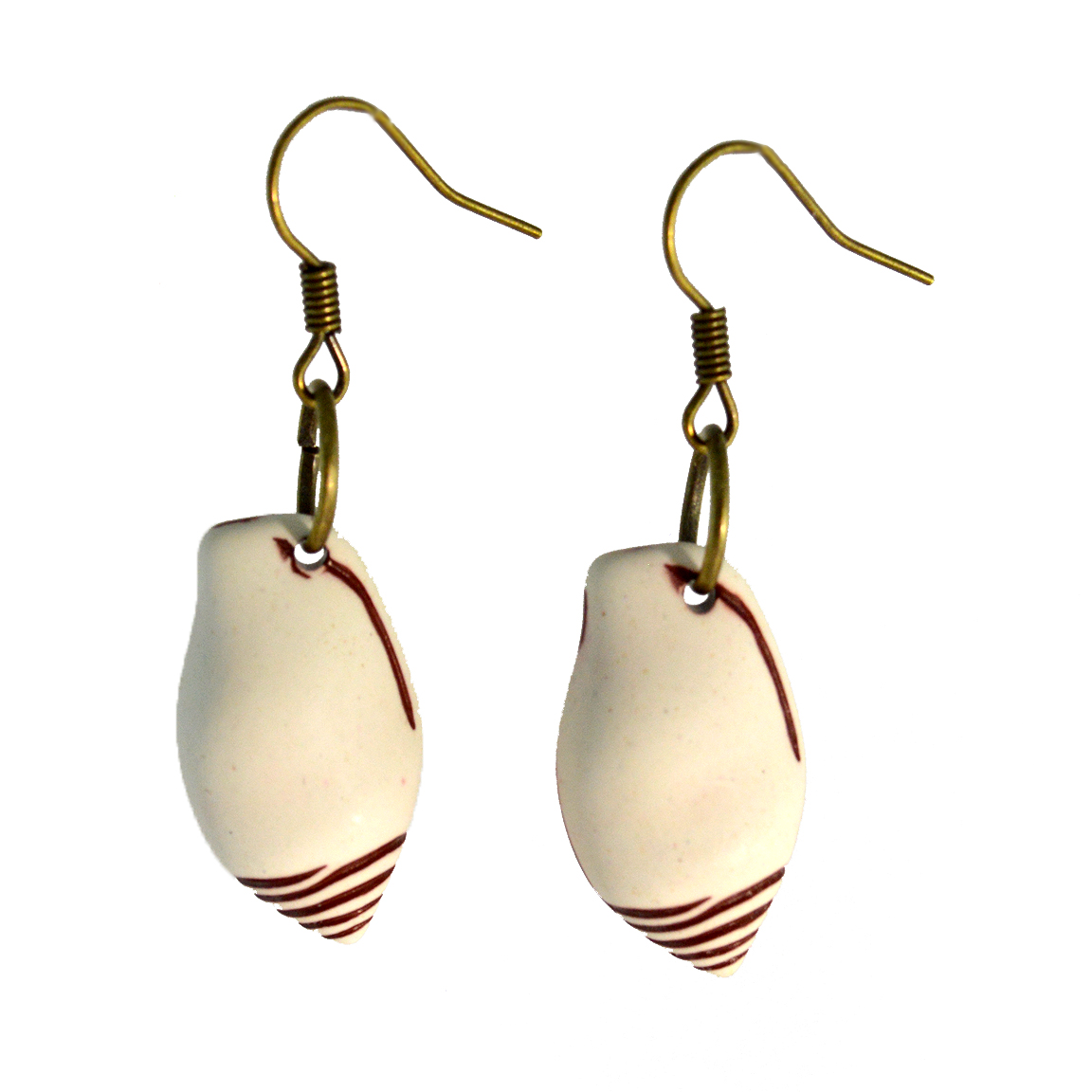 Conch Shell Beach Earrings - Megan Petersen Jewelry