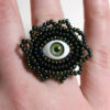 boho jewelry eye ring