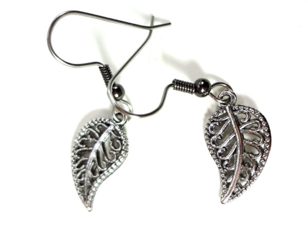 leaf earrings