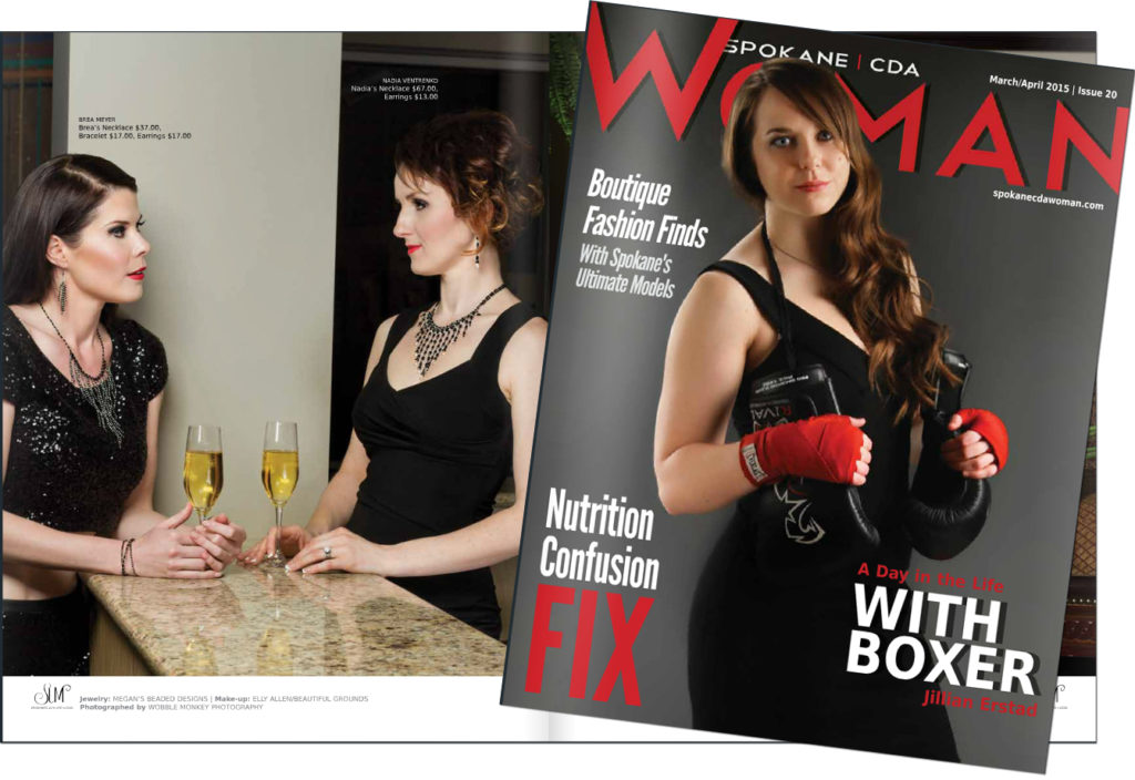 jewelry feature of black tie event collection in sokane cda woman magazine