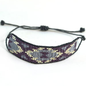 boho purple jewelry bracelet