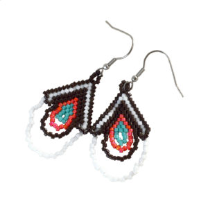 desert spirit beaded earrings