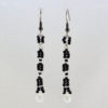 long black drop earrings