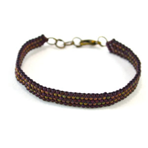 maroon boho arm bracelet