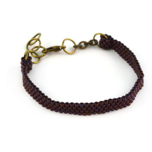 slim maroon bracelet boho jewelry