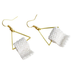 funny gift toilet paper earrings