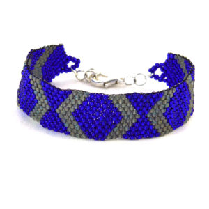 tribal designs bracelet in blue