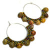 boho hoop earrings