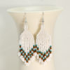 drop earrings white native american jewelry