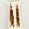 tassel earrings brown
