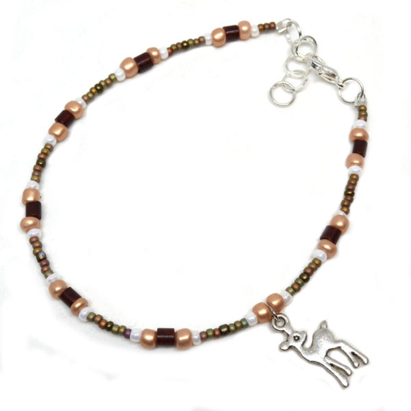 deer charm cute anklet