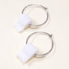 toilet paper earrings hoops