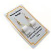 miniature toilet paper earrings personlized joke gift