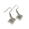 passport charm earrings