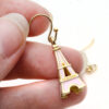Eiffel tower pink chic earrings