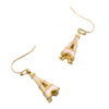 Eiffel tower pink chic earrings