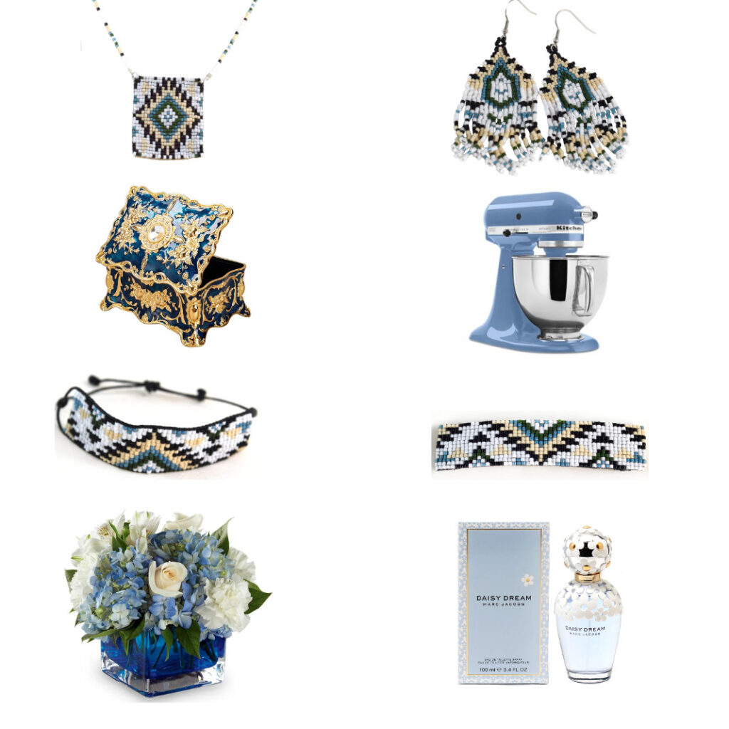 blue gift ideas for mother's day
