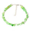 light spring green bohemain anklet