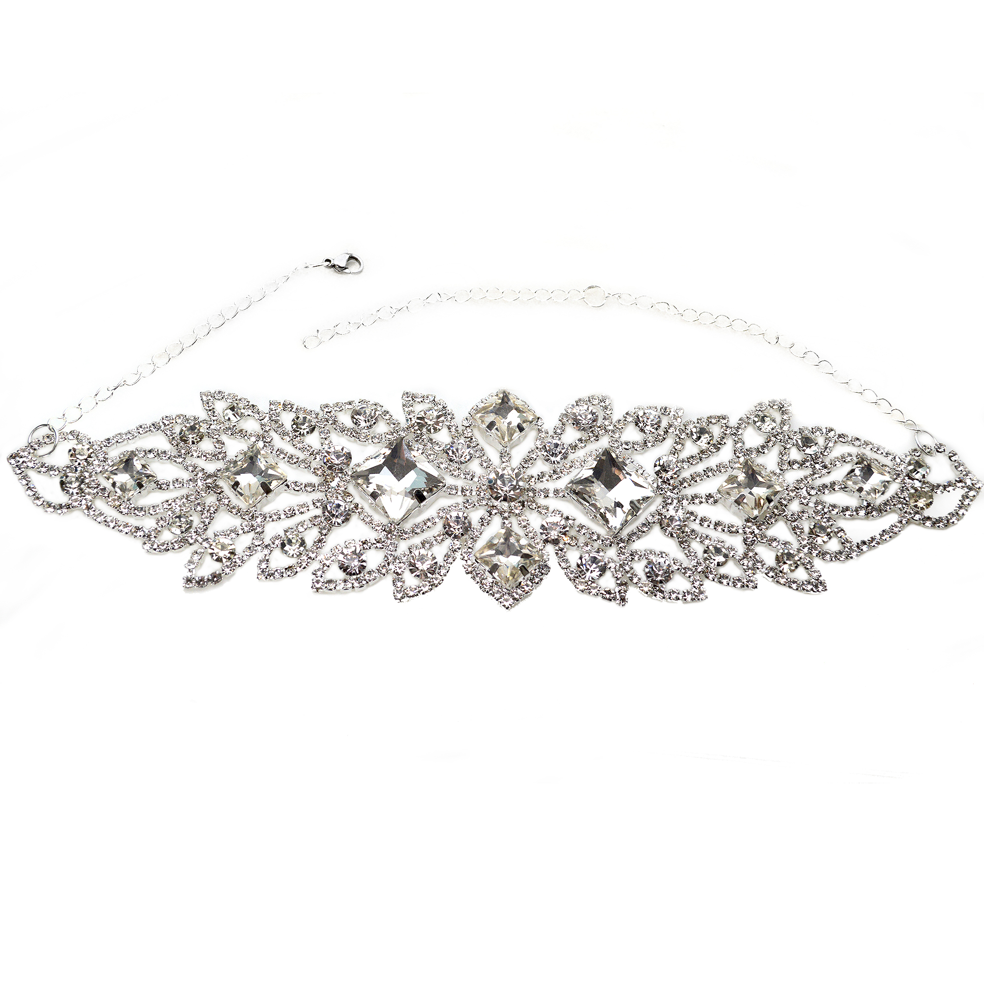 crystal choker necklace